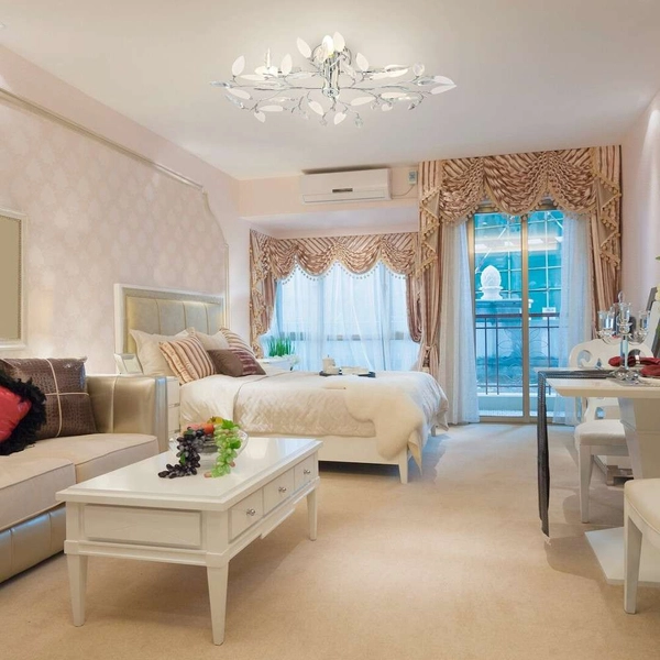 Plafon LAMPA sufitowa LILIAN 2839 Rabalux metalowa OPRAWA drzewko listki chrom szkło opalizowane