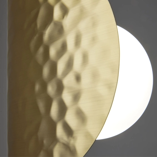 Lampa sufitowa salonowa Tropic MOD164PL-06BS dekoracyjna mosiądz biała