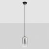 Szklana lampa wisząca ANUCO LE44611 LED 3W 3000K szklana tuba szary