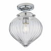 Łazienkowa lampa sufitowa Chestona 96489 Endon szklana IP44 przezroczysty chrom