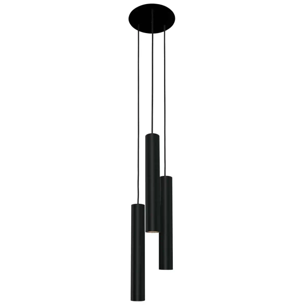 LAMPA wisząca EYE L 8917 Nowodvorski tuba OPRAWA metalowy ZWIS kaskada czarna