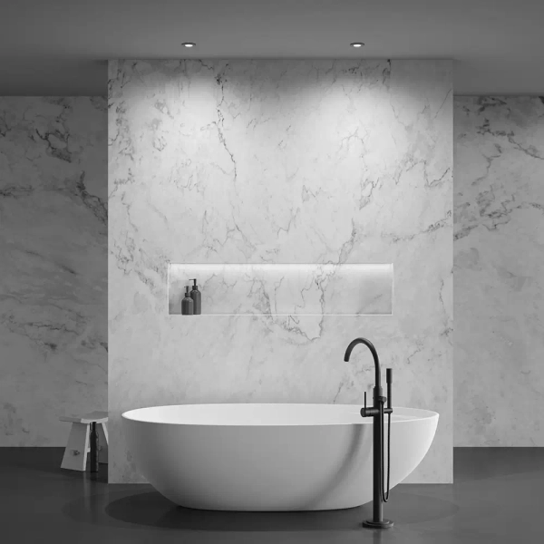 Lampa do łazienki sufitowa Stark DL083-01-GU10-RD-S IP65 wpust srebrna