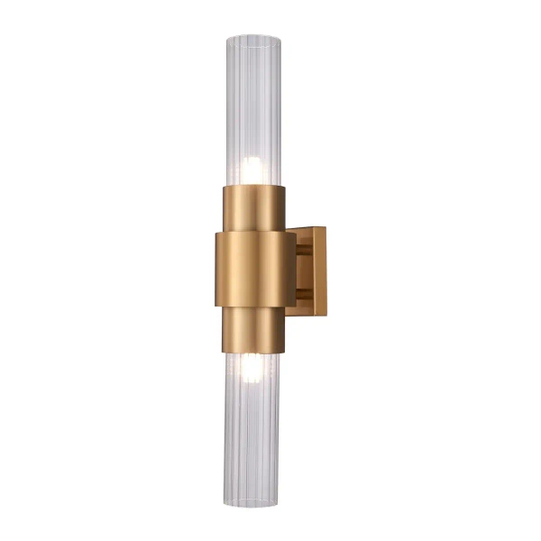 Ścienna lampa góra-dół GLOW NOW-10884W złota 2xG9 do jadalni