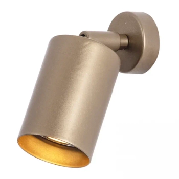 Regulowany kinkiet naścienny 22187 tuba metalowa miedziana