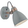 Sypialniana lampa ścienna Frederick FRE0739 Dar Lighting szara miedziana