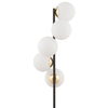Lampa podłogowa do salonu Piano 50365 Sigma kule balls białe czarne