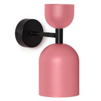 Ścienna lampa do salonu Supuru SUK18020 nad łóżko czarna różowa