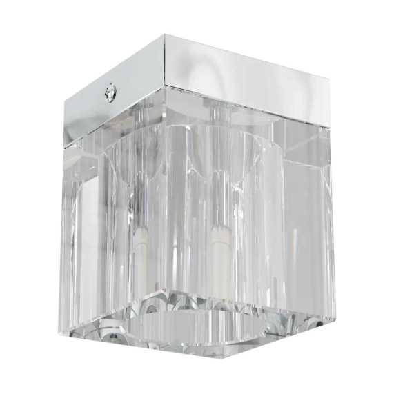 Sufitowa lampa glamour CUBO OR81039 Orlicki kostka przezroczysta