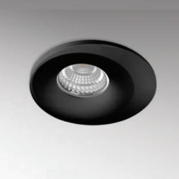 Lampa wpuszczana Lorenza AZ4174 okrągła metalowa czarna