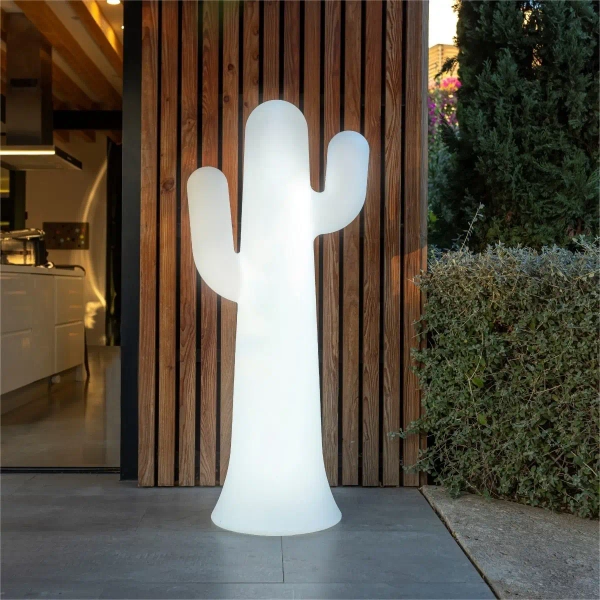 Lampa zewnętrzna stojąca PANCHO 3089 LED 18W 3000K kaktus IP65 biała