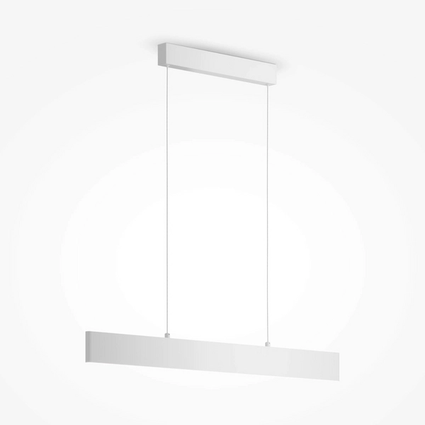 Podłużna lampa wisząca Step P010PL-L23W LED 23W 3000K listwa biała