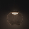 Lampa zwisająca druciana RITA LE44253 LED 12W 3000K kula czarna