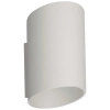 Lampa ścienna Slice metalowa tuba do przedpokoju biała