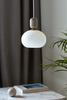 Wisząca lampa Notti 2011003010 Nordlux opalowe szkło kulista biała