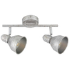 Sufitowa LAMPA industrialna THELMA 5387 Rabalux metalowa OPRAWA regulowane reflektorki antyczne srebro