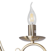 Żyrandol LAMPA wisząca VEN W-N 1541/3 PN metalowa OPRAWA klasyczny zwis świecznikowy maria teresa patyna