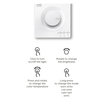 Przełącznik ze ściemniaczem SMART SWITCH 9706201361 Lutec przycisk biały