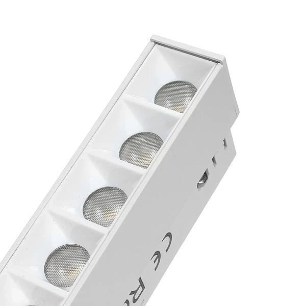 Lampa magnetyczna sufitowa do szyn 1254 LED 6W 3000K metalowa biała