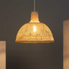 Pleciona lampa bambusowa Boho ABR-NLW29-BH-E27 Abruzzo wisząca naturalny