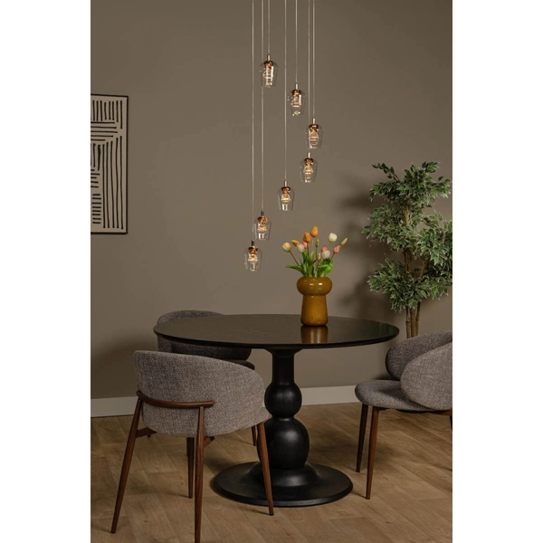 Lampa wisząca loftowa BERLIANE 00430/28/60 LED 4W 2700K czarna