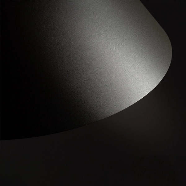 Salonowa lampa zwisowa Zenith 10873 Nowodvorski stożkowa ciemnoszara