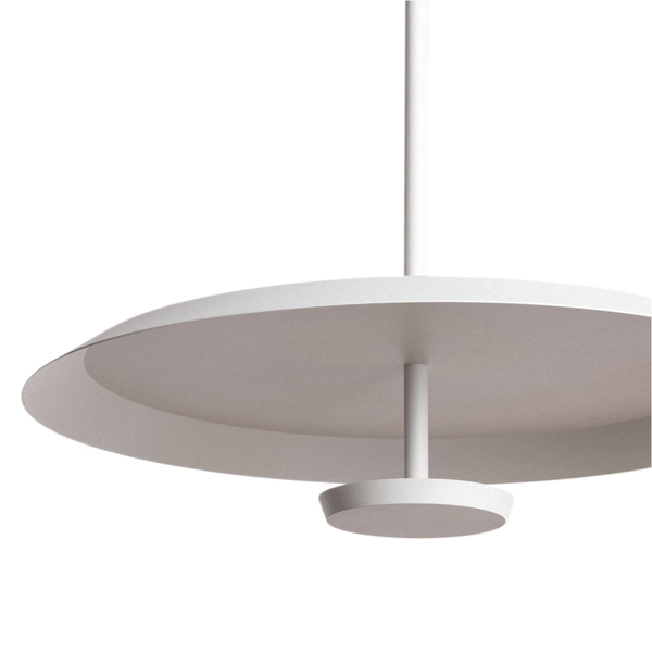 Wisząca okrągła lampa Rotonde ABR-LWO-RTO-10W-B LED 10W 3000K talerz biały