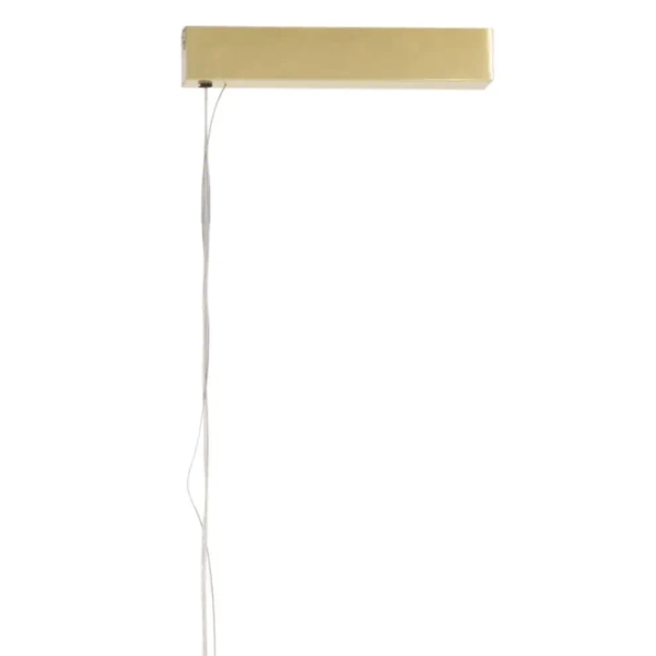 Zwisająca ledowa lampa Fayette P0622 LED 20W 3000K belka złoty