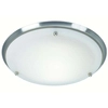 Sufitowa LAMPA łazienkowa ARE 102527 Markslojd plafon OPRAWA industrialna szklana okrągła IP44 biała stalowa