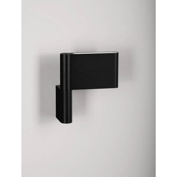 Designerska lampa ścienna RIVENZA LE45541 LED 5W 3000K czarna
