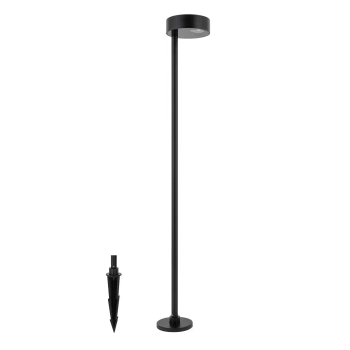 Wbijana w ziemię lampa RUBY LED 11542 LED 7W 3000K czarna