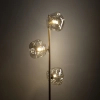 Podłogowa lampa do salonu Lava Sabia 16153 szklane klosze beżowy