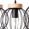 Potrójna lampa wisząca Sorana 99236/76 loftowa metalowa czarna