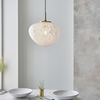 Dekoracyjna lampa wisząca L&-198815 Light& szklany klosz mosiądz