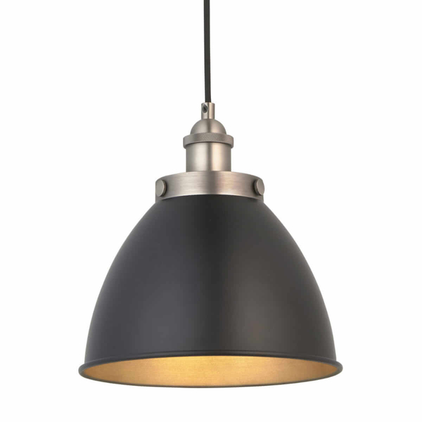 Jadalniana lampa wisząca Franklin 98750 Endon vintage cyna czarna