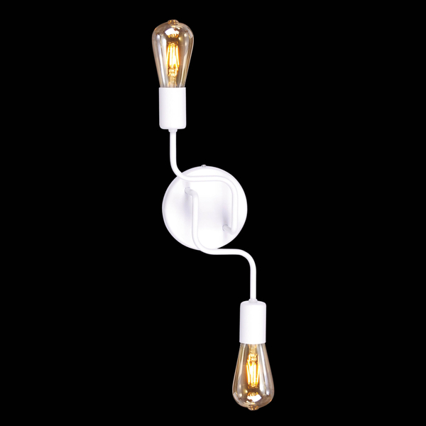 Lampa ścienna Peka K-4045 industrialna sticks biała