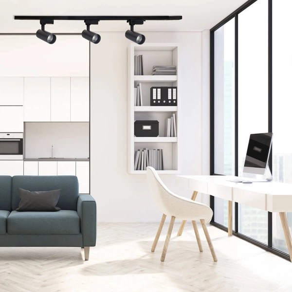 Zestaw szynowy 1-fazowy SHARK 329035 COB LED 30W 4000K tubki czarne