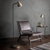 Podłogowa lampa stojąca Mayfield 95465 metalowa srebrny czarny