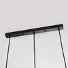 Wisząca lampa kuchenna Savona LP-707/3L nad wyspę czarna OUTLET