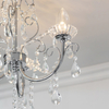 Żyrandol glamour kryształ Tabitha 61251 Endon łazienkowy IP44 chrom