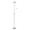 Metalowa lampa podłogowa Rome ROME-CH chrom przezroczysty