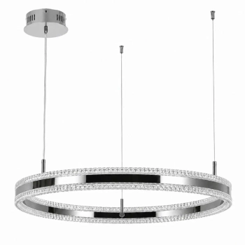 Pierścieniowa lampa wisząca ARKADIA ST-6376-80 1xLED 40W 3000K crystals