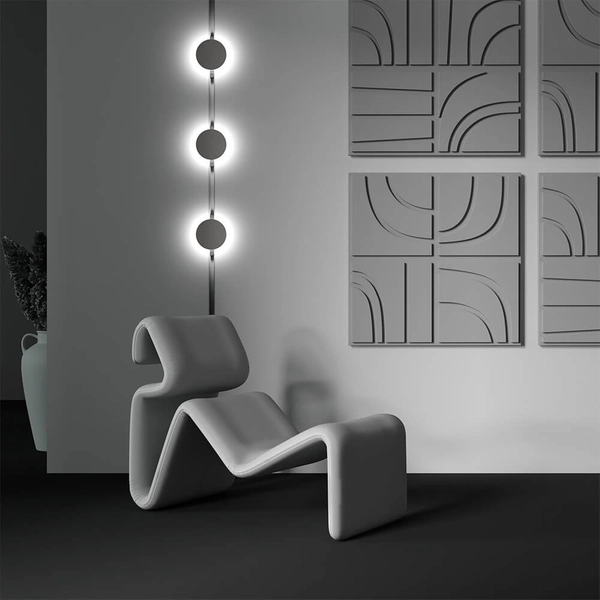 Sufitowa lampa magnetyczna Relax TR107-2-5W3K-BS LED 5W 3000K mosiądz czarny