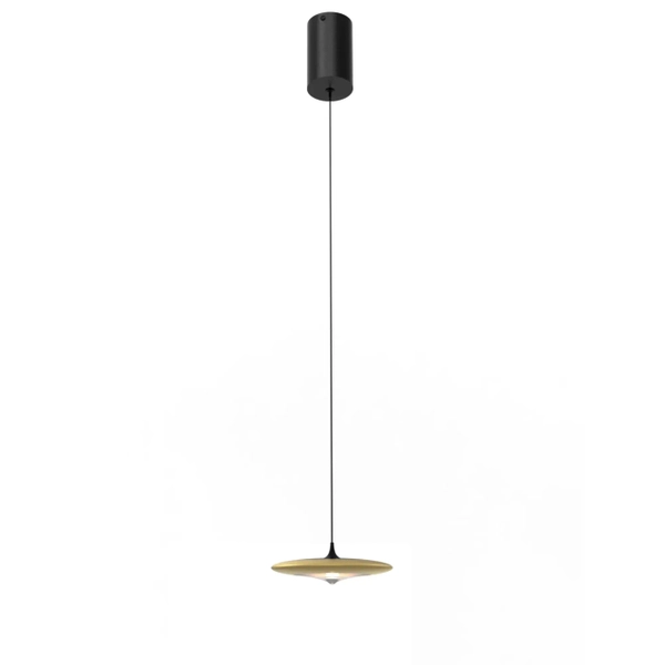 Biurowa lampa wisząca Otos PL0145 Yaskr LED 6W 3000K vintage złota