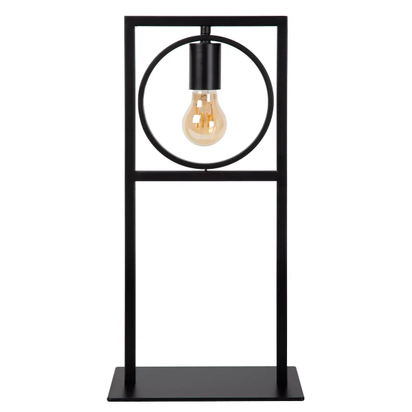 Lampka na stolik SUUS 00527/01/30 Lucide loft do salonu czarna