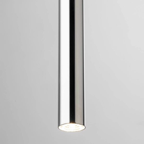 Wisząca lampa Sopel 40734 Sigma do jadalni metalowa srebrna czarna