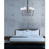 Żyrandol LAMPA wisząca GIANNI MD16096-6B Italux metalowa OPRAWA zwis szklane kule balls przezroczyste