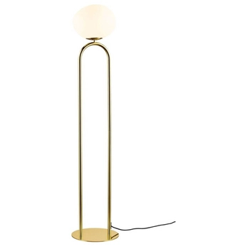 Lampa podłogowa Shapes 2120074035 Nordlux kula ball mosiądz