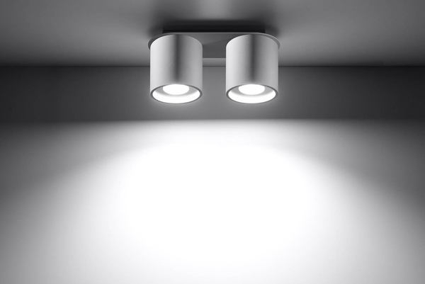 Downlight LAMPA sufitowa SL.0056 metalowa OPRAWA tuby białe