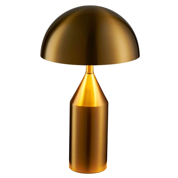 Stołowa lampka BELFUGO ST-6605-T-25 Step grzybek do salonu mosiądz złoty