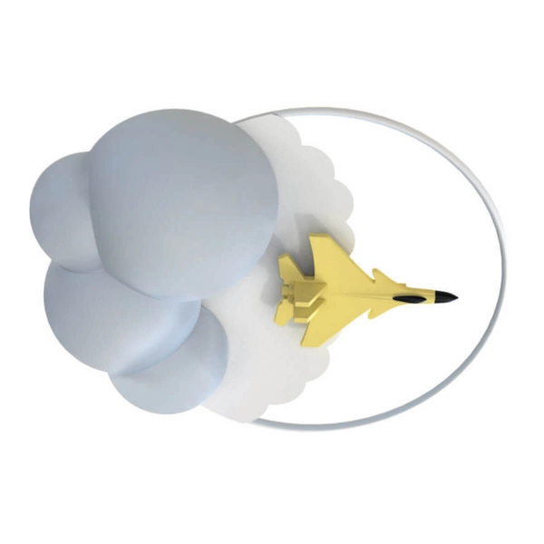 Dziecięca Lampa sufitowa Focus MX4024-1-3WT LED 37W 3000K biały niebieski